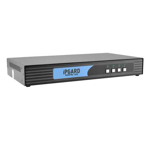 iPGARD SDPN-4S Secure 4-port, Single-Head DP KVM Switch