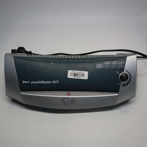 Ibico 9VT Pouch Master Laminator 230VAC