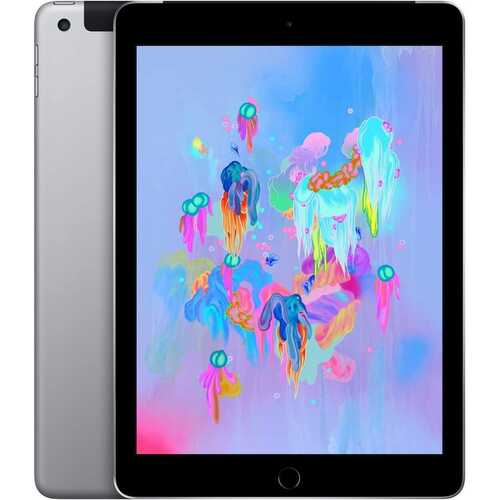 Apple iPad 6th Gen Wi-Fi + Cellular 128GB Space Gray