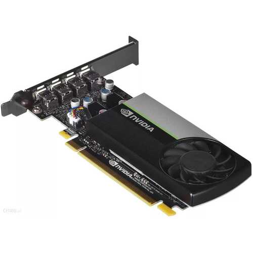 NVIDIA T1000 4GB GDDR6 4x Mini DisplayPort Full Height PCIe Graphics Card