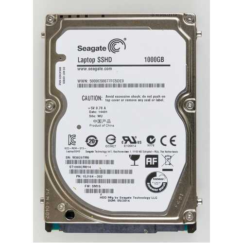 Seagate ST1000LM014 1TB 2.5" Hybrid SSHD SATA Internal Hard Disk Drive