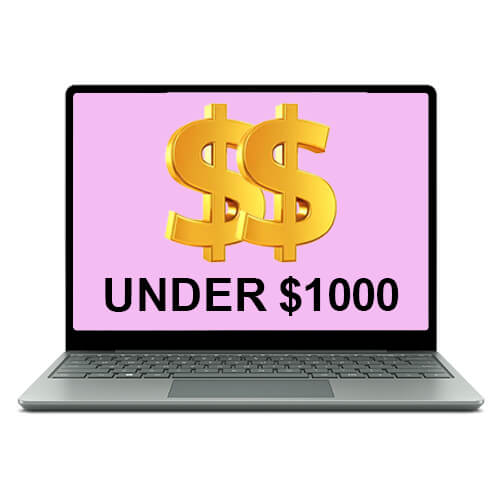 Laptops under $1000